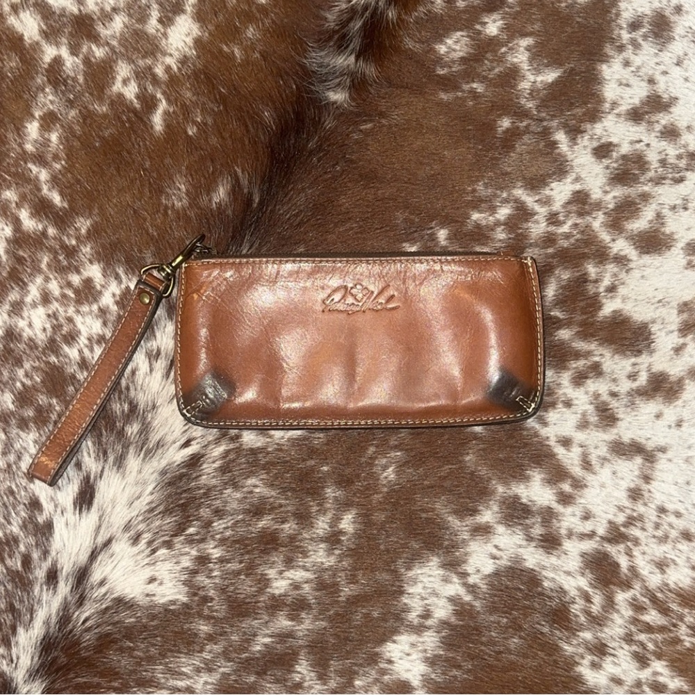 Patricia Nash Leather Wristlet